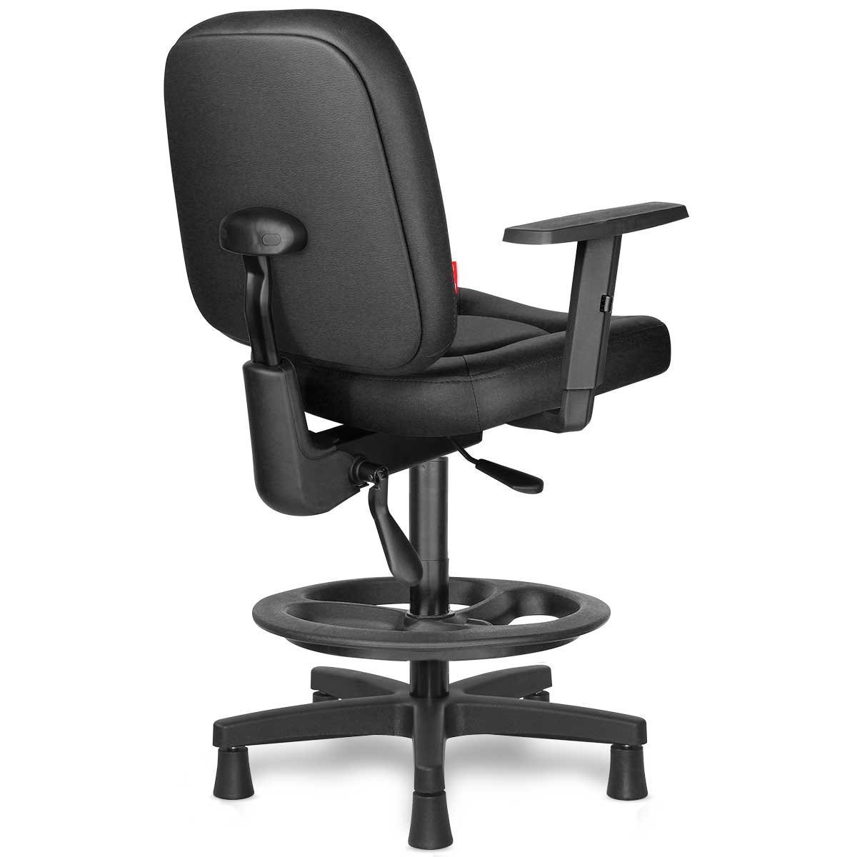 Cadeira Caixa Alta Executiva Ergonômica Siena Preta Cb 1474 Cadeira Brasil - 3