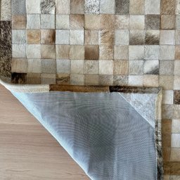 Tapete de Couro Exótico 100x150 Placa 5cm Quadriculado - 4