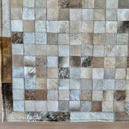 Tapete de Couro Exótico 100x150 Placa 5cm Quadriculado - 3
