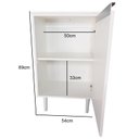 Ver imagem 2 de Balcão Multiuso Com Tampo 54cm Mdf Reforçado Montado