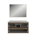 Ver imagem 4 de Conjunto Gabinete para Banheiro Suspenso Enseada 80 Noce/Noce