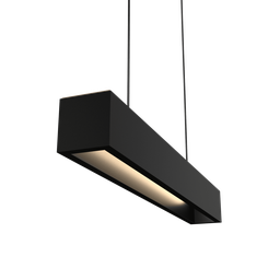 Pendente Linear Retangular Office Preto Sala Quarto 70cm Tubular T8 - 1 Pendente Linear Retangular Office Preto Sala Quarto 70cm Tubular T8 - 1