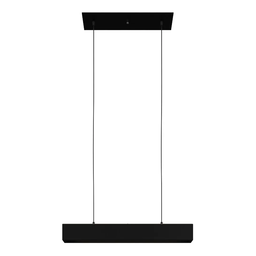 Pendente Linear Retangular Office Preto Sala Quarto 70cm Tubular T8 - 8 Pendente Linear Retangular Office Preto Sala Quarto 70cm Tubular T8 - 8