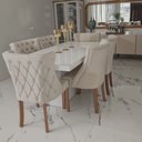 Ver imagem 2 de Mesa de Jantar MDF Laminado Laca Auto Brilho 180x90cm - Branca (Somente Mesa)