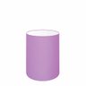 Cúpula Abajur e Luminária em Tecido Cilíndrica Vivare Cp-8002 Ø13x30cm - Bocal Europeu - Lilás - 1