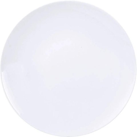 Jogo 6 Pratos Rasos Leonora Porcelana Branca 25cm Tramontina Servir Mesa Posta