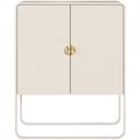 Ver mais imagens de Aparador Buffet para Sala de Jantar Industrial Orgânico 90cm Alek A03 Off White - Lyam Decor