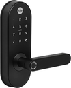 Ver imagem 2 de Fechadura Digital YMC 420W Preto Fosco com Zigbee Integrado