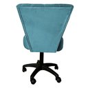 Ver imagem 4 de Poltrona Decorativa Royal Base Giratória Slk Decor Azul Turquesa