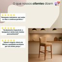 Ver imagem 5 de Kit 4 Banquetas Alta Cozinha Gourmet Conforto Suede:suede Capuccino
