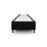 Cama Box Simples Castor Solteiro Poli Preto 88x188x27cm - 2