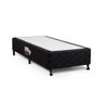 Cama Box Simples Castor Solteiro Poli Preto 88x188x27cm - 1