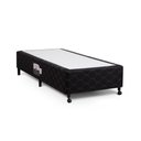 Ver imagem 1 de Cama Box Simples Castor Solteiro Poli Preto 88x188x27cm