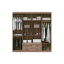 Ver imagem 6 de Guarda Roupa 8 Portas (2 C- Espelho) e 4 Gavetas Nápoles Jatobá - Santos Andirá