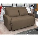 Ver imagem 2 de Sofá Cama End 138cm Reclinável Manual Suede Capuccino - Sallar Home