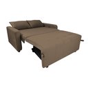Ver imagem 4 de Sofá Cama End 138cm Reclinável Manual Suede Capuccino - Sallar Home