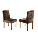 Ver imagem 4 de Conjunto Sala de Jantar Lisboa 4 Lugares Mesa e Cadeiras Moveis Mix