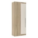 Ver imagem 1 de Guarda Roupa Canto Reto Modulado 1 Maleiro 2 Cabideiros 90cm Master Luciane Móveis
