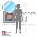 Ver imagem 2 de Espelho Redondo 60cm X 60cm com Led Á Pilha ou Fonte:branco Frio Fonte12v (tomada)