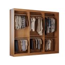 Ver imagem 2 de Roupeiro Casal Closet Light com 3 Prateleiras Moderna