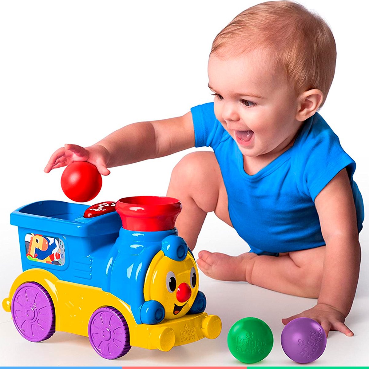 Brinquedo Interativo Musical Com Luzes Para Bebê +6 Meses Trenzinho ...