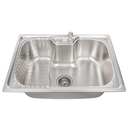 Ver imagem 6 de Kit Cuba Gourmet Cozinha Aço Inox 201 + Torneira + Acessórios