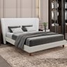 Cama Japonesa com Cabeceira Corea Casal Facthor / Bouclé Suave Off White - Sallar Home - 1