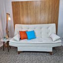 Ver imagem 2 de Sofa Cama Paris Cor Veludao Marfim