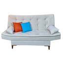 Ver imagem 1 de Sofa Cama Paris Cor Veludao Marfim