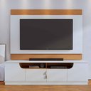 Ver imagem 2 de Bancada Tv de 75 Polegadas 4 Portas Karol 200cm Off White Matte/freijó C04 - D’Rossi