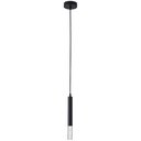 Ver imagem 1 de Pendente Tubo Preto Fosco Acrílico 30cm Led 5w 3200k Bivolt Paris Luz