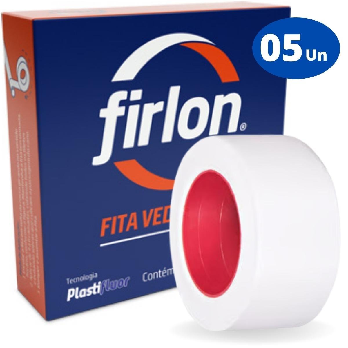 Fita Veda Rosca Teflon 18mm x 50m | Firlon | Kit 05 Un - 6