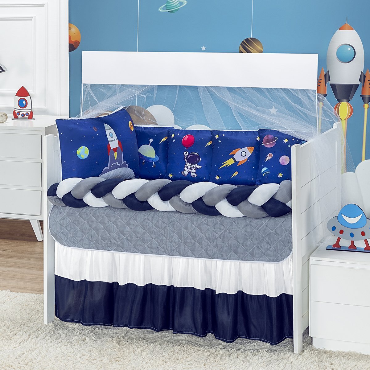KIT JOGO DE BERÇO SAFARI ESTAMPADO 10 PEÇAS KIT AMERICANO DE BERÇO BABY ZOO PARA BEBE LUXUOSO:ASTRON