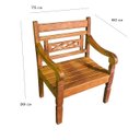 Ver imagem 2 de Banco De Madeira Demolição Banqueta Jardim Poltrona peroba rosa