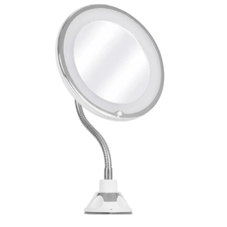 Espelho de Aumento com Led Base Flexível 35x18 cm - Mimo Style - BH19285 - 1