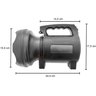 Lanterna  Farolete Holofote Recarregável LED 50W Longo Alcance - 5