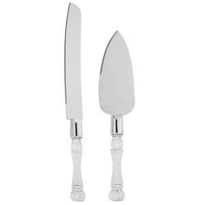 Kit para Bolo com Faca e Espátula Cortar e Servir Bolo Torta