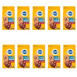 Kit Ração para Cães Carne e Frango 10 Pacotes de 900g - PEDRIGREE Kit Ração para Cães Carne e - 1