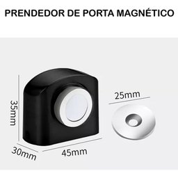 Prendedor de Porta Aparador Fixador Trava Calço Cunha Evita Bater Protetor Prático Liga Zinco Clink  - 5