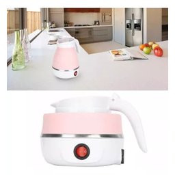 Chaleira Elétrica Dobrável 110v Rosa Portátil e Compacta - 2