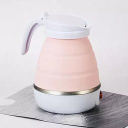 Chaleira Elétrica Dobrável 110v Rosa Portátil e Compacta - 4