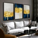 Ver imagem 1 de Quadro de Parede Decorativo Moldura Abstrato P/ Sala Quarto