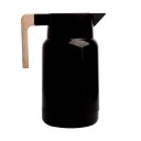 Ver imagem 2 de Garrafa Jarra Termica de Aço Inoxidavel com Cabo Madeirado 1litro