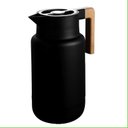 Ver imagem 3 de Garrafa Jarra Termica de Aço Inoxidavel com Cabo Madeirado 1litro