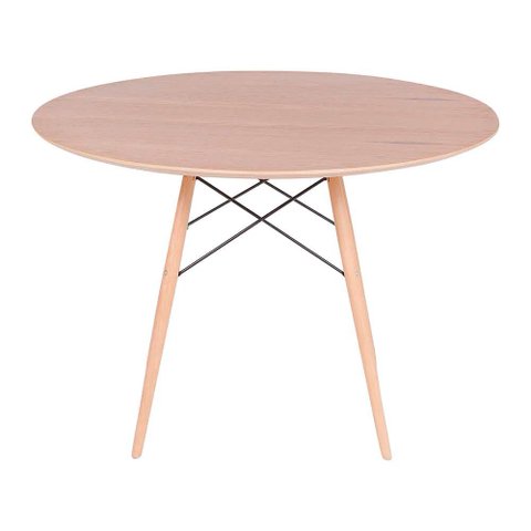 Mesa Eames Eiffel Redonda 120cm - Freijó