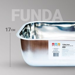 Cuba Pia Numero 2 Cozinha Inox Dotec 56x34x17 Valvula Sifao - 4