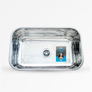 Cuba Pia Numero 2 Cozinha Inox Dotec 56x34x17 Valvula Sifao
