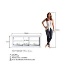 Ver imagem 3 de Rack para Tv Branco Gamer 55 Polegadas 2 Prateleiras Vidro Led Rgb Cor:branco