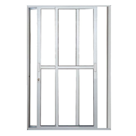 Porta Sacada 2 Folhas Móveis Alumínio Branco Linha 25:210 x 120