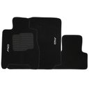 Ver imagem 1 de Jogo de Tapete Automotivo Carpete Crv 2012 À 2018 Soft Logo Bordado Preto 3 Peças
